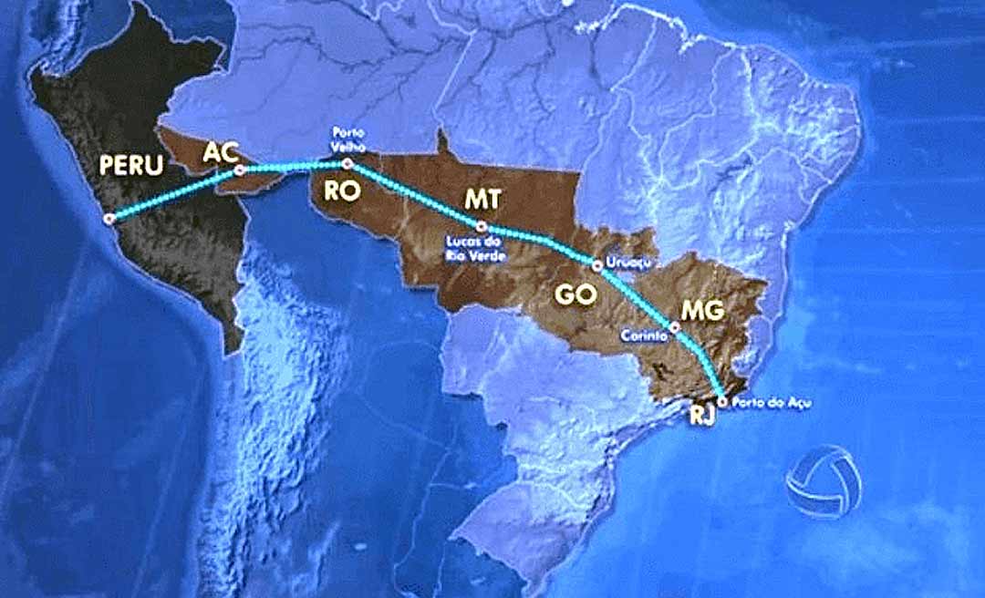 Estudo mostra que Acre pode ser a porta de saída de produtos para a América do Sul e países asiáticos via portos do Peru