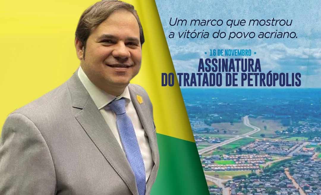 Dirigente do União Brasil e suplente de deputado federal comete gafe ao errar data do Tratado de Petrópolis