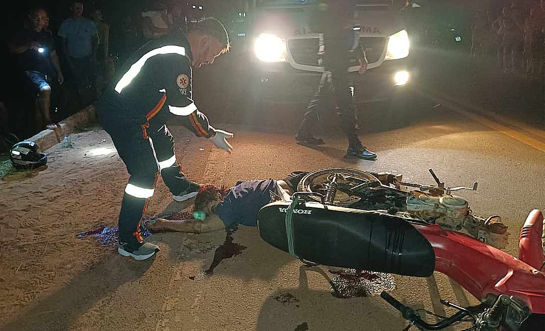 Imprudência: Após manobra arriscada, motociclista colide e mata idosa na Vila Caquetá