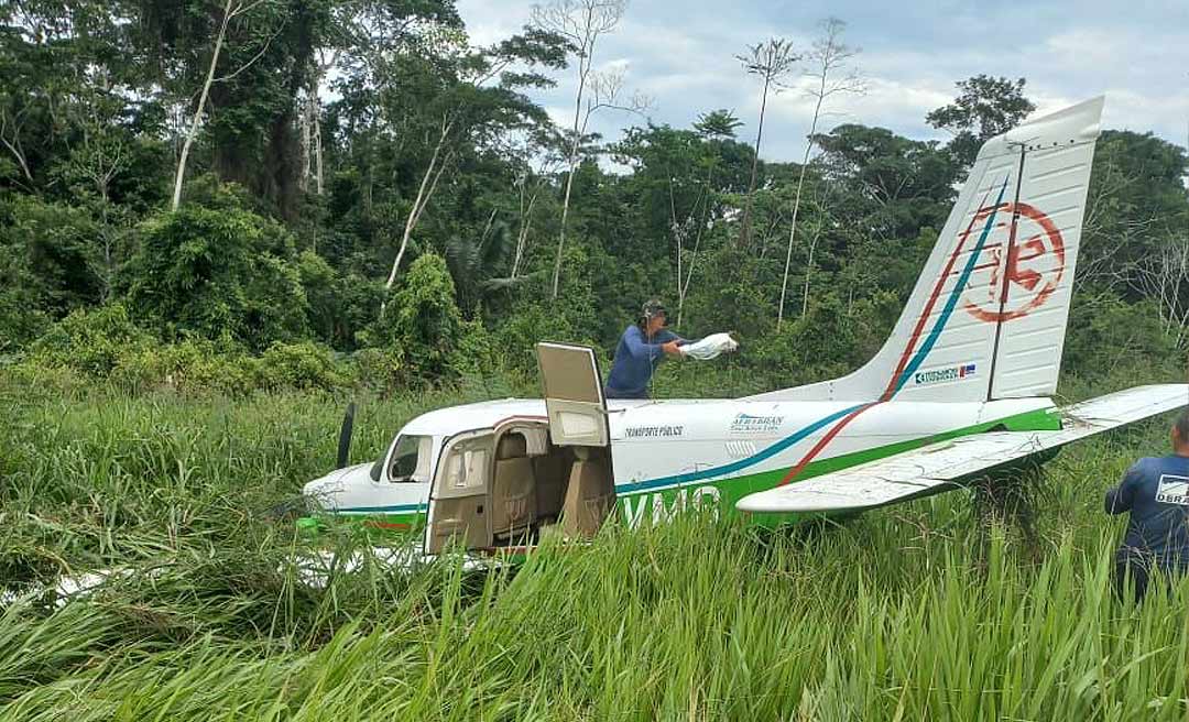 Incidente com avião em Marechal Thaumaturgo ocorreu devido a uma depressão na pista de pouso, informa empresa