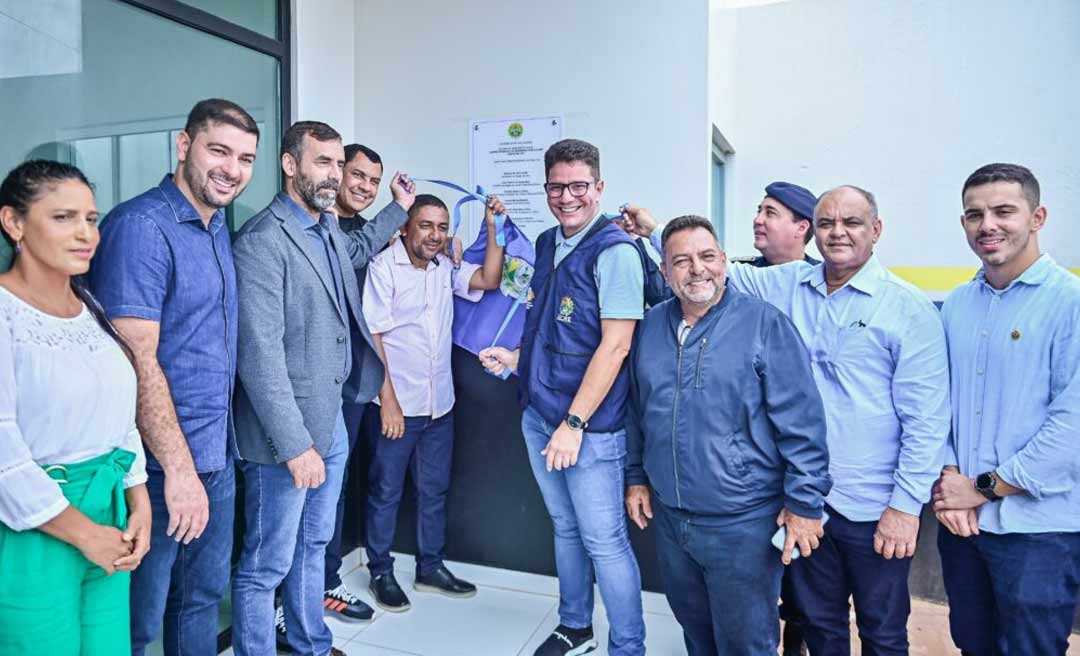 Gladson inaugura Centro Integrado de Segurança Pública de Porto Walter