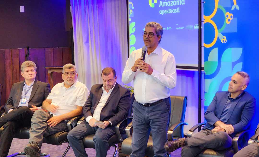 Em evento da Apex-Brasil, Edvaldo Magalhães ressalta trabalho da Aleac: ‘serão milhares de pequenos produtores que serão regularizados do ponto de vista ambiental’