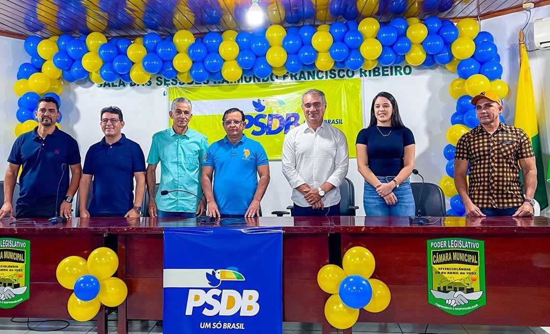 Com a presença de lideranças, PSDB realiza festa para filiação de pré-candidato a prefeito de Epitaciolândia