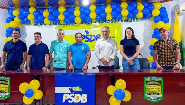Com a presença de lideranças, PSDB realiza festa para filiação de pré-candidato a prefeito de Epitaciolândia