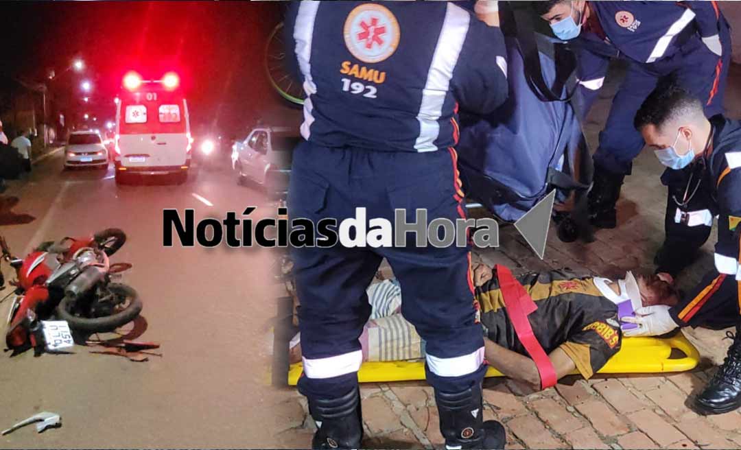 Morador de rua é atropelado na Antônio da Rocha Viana e precisa ser entubado