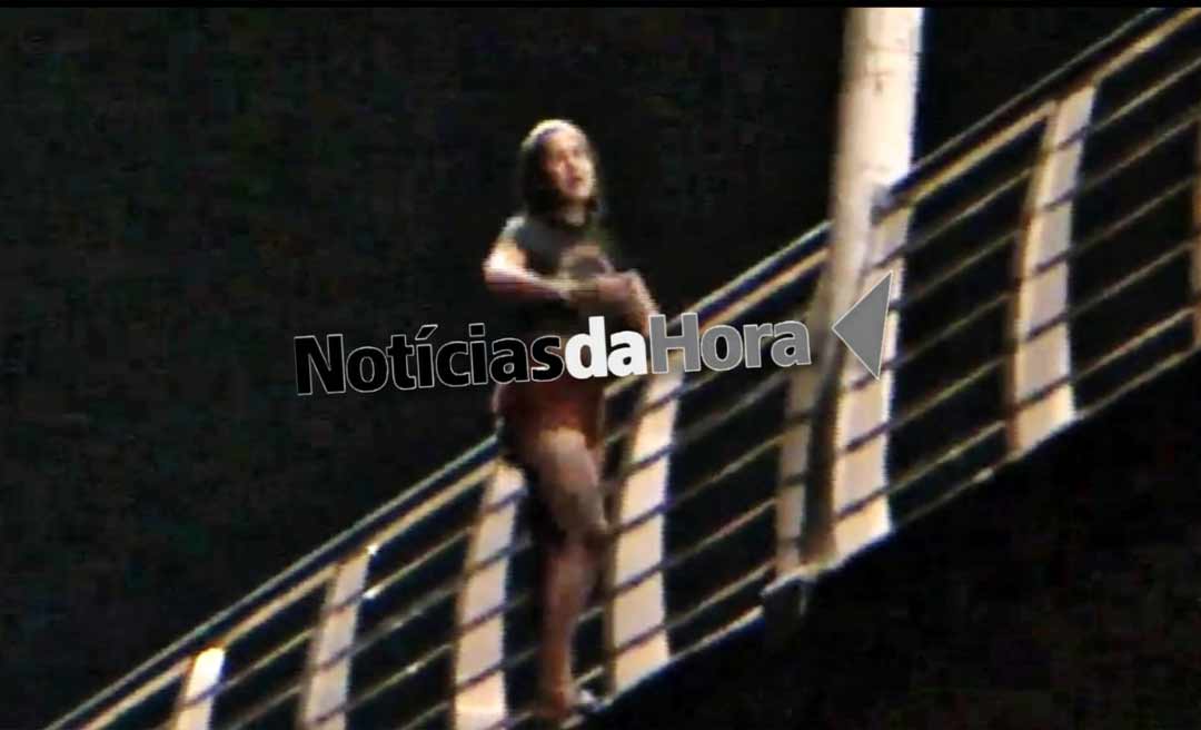 Mulher, supostamente traída, é salva pelos bombeiros ao tentar se jogar da 4° Ponte em Rio Branco