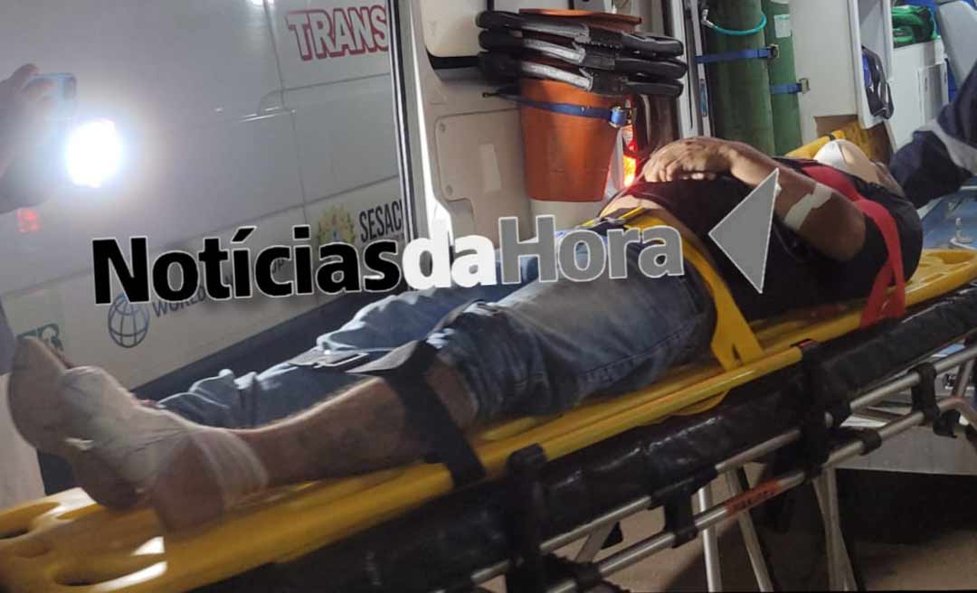 Condutor atropela motoboy na Rua Rio de Janeiro e foge sem prestar socorro à vítima; caso é semelhante ao ocorrido no Calafate