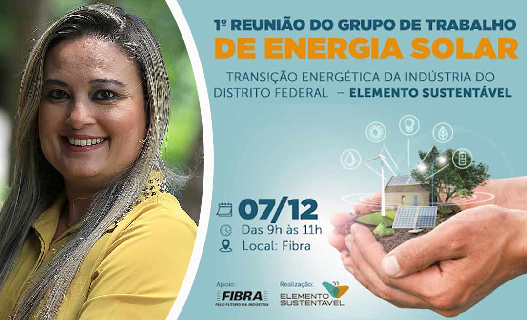 Jornalista potiguar cria Grupo de Trabalho para debater transição energética da indústria do DF