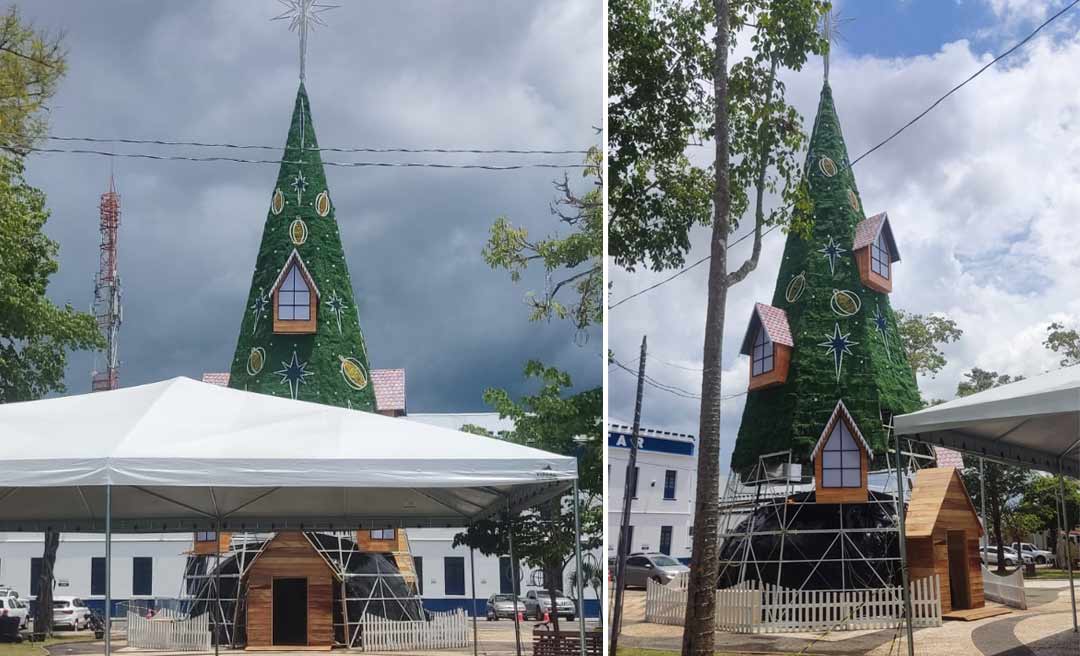 Com árvore de Natal de 22 metros e Iglu climatizado, prefeitura lançará iluminação natalina no próximo sábado