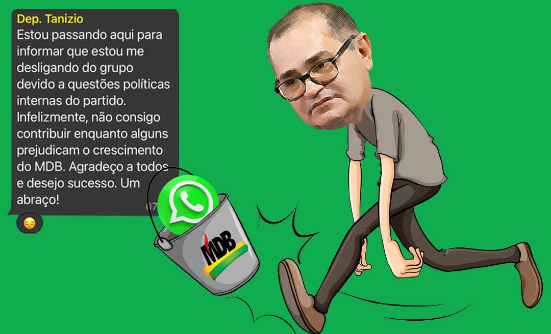 Tanizio sai de grupo do MDB no WhatsApp por “questões internas” e reclama de “alguns que prejudicam o crescimento do partido”