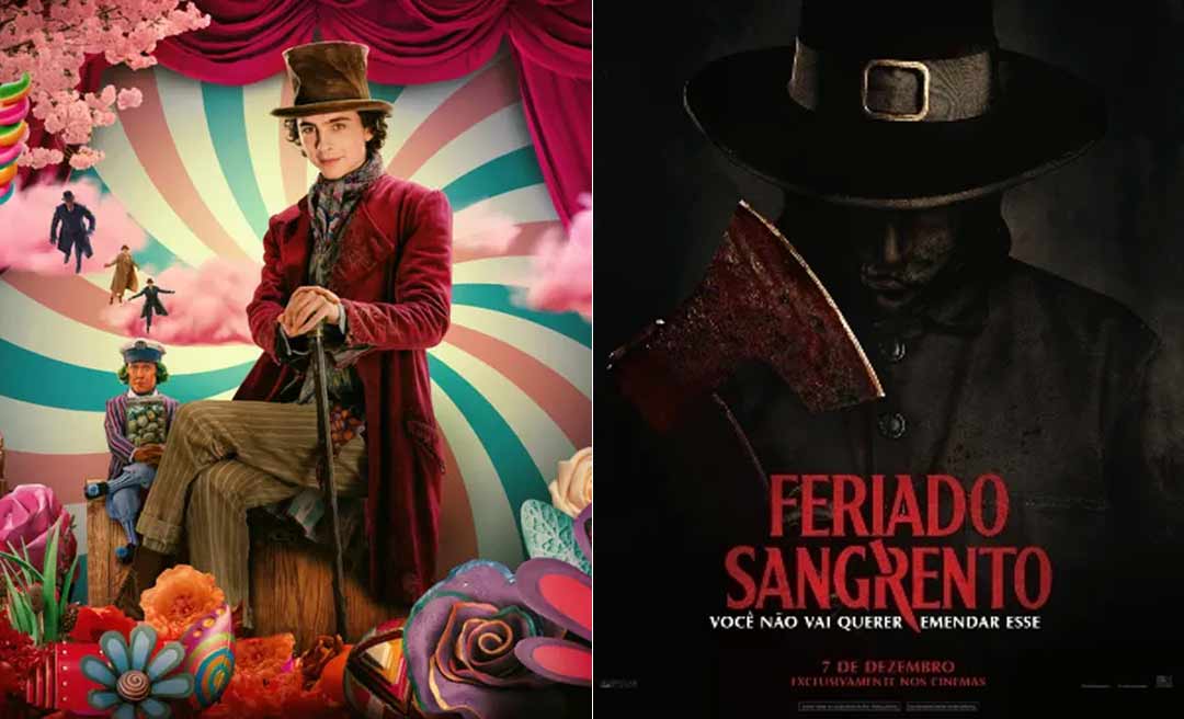 “Wonka” e “Feriado Sangrento” marcam as estreias da semana no cinema de Rio Branco