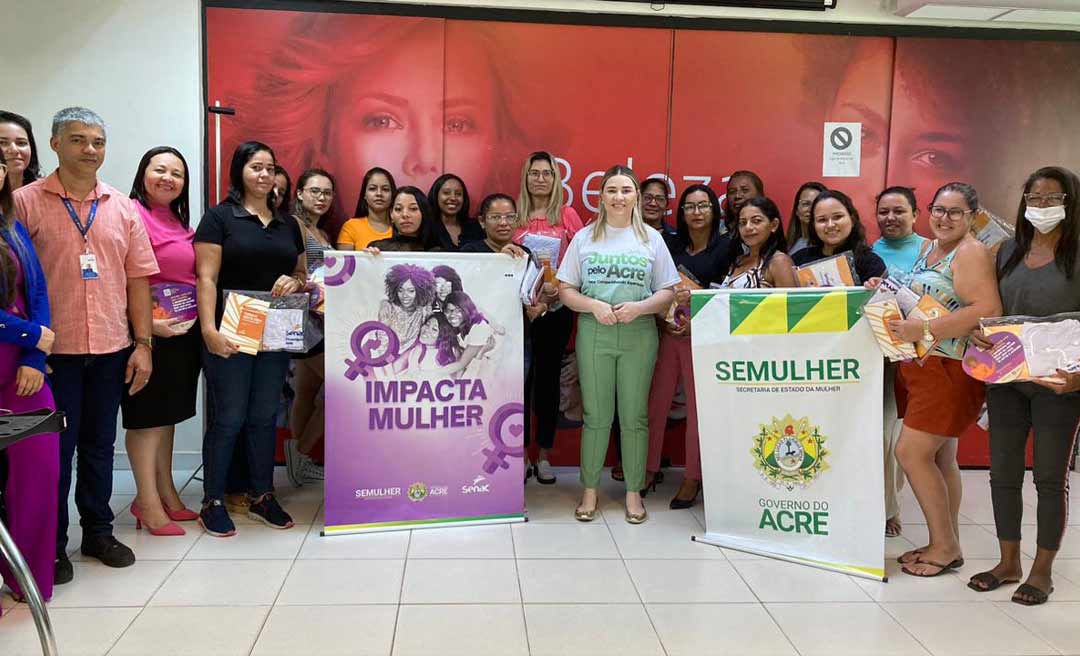 Senac Acre inicia cursos do programa Impacta Mulher