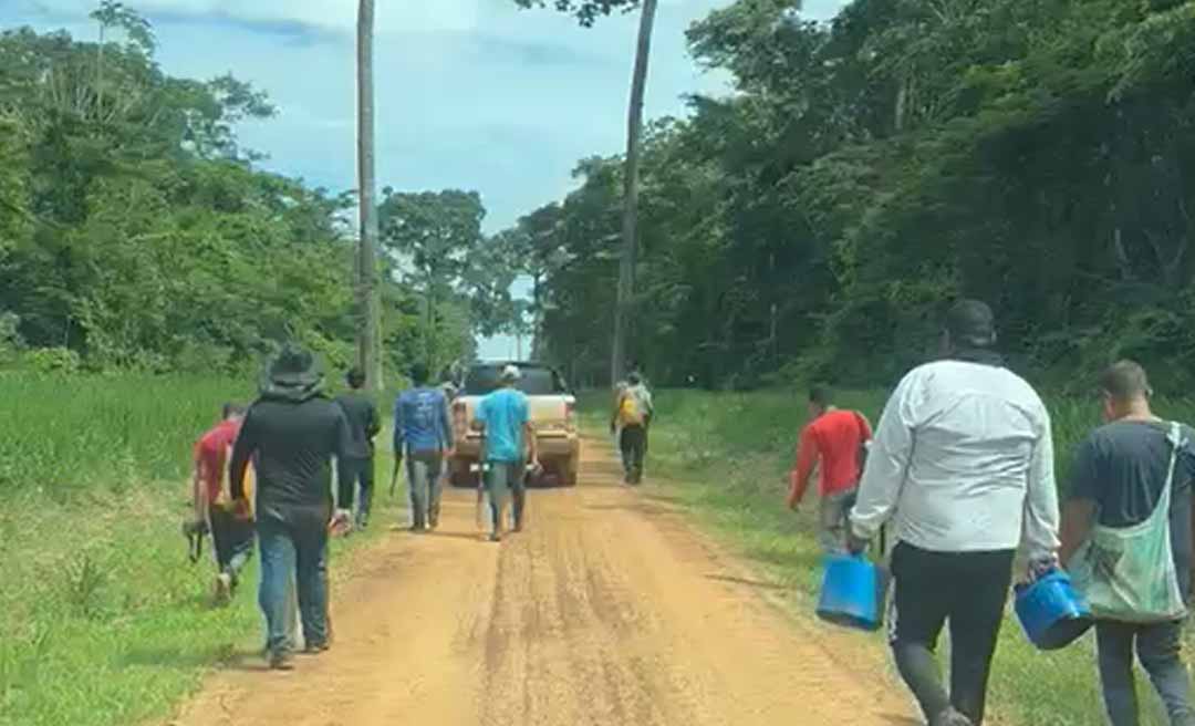 Fazendeiros do Acre são acusados de ameaçar ocupantes de área de terra na divisa com o Amazonas; veja o vídeo