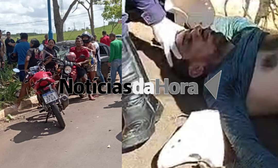 Motoboy fica gravemente ferido no Calafate ao ser atropelado por carro conduzido por homem embriagado