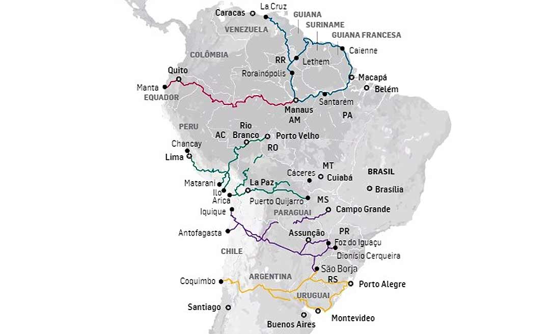 Acre está entre as cinco rotas prioritárias do Ministério do Planejamento para a integração da América do Sul à Ásia, via Pacífico