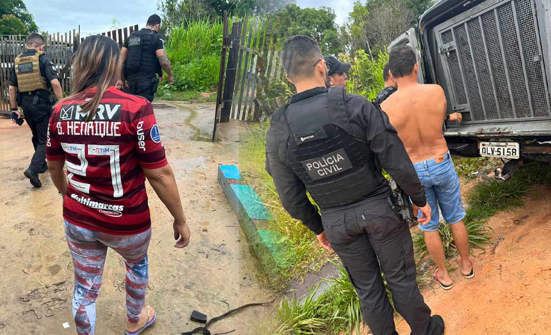 Casal do tráfico é preso em flagrante pela Polícia Civil em Cruzeiro do Sul