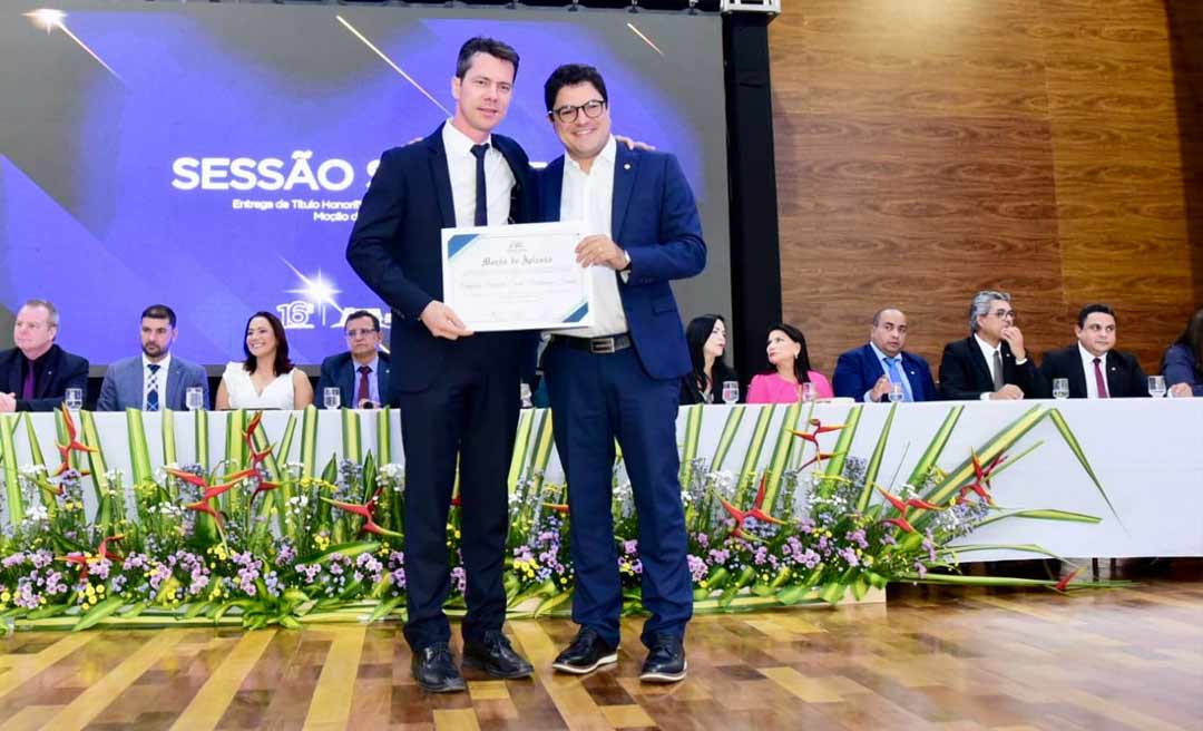 Assembleia Legislativa do Acre presta homenagem à empresa Silvestre Santé Medicina e Saúde