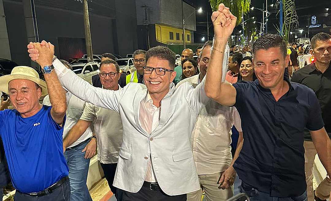 Bocalom e Gladson inauguram ciclovia e recapeamento da Via Chico Mendes e pregam união entre prefeitura e governo