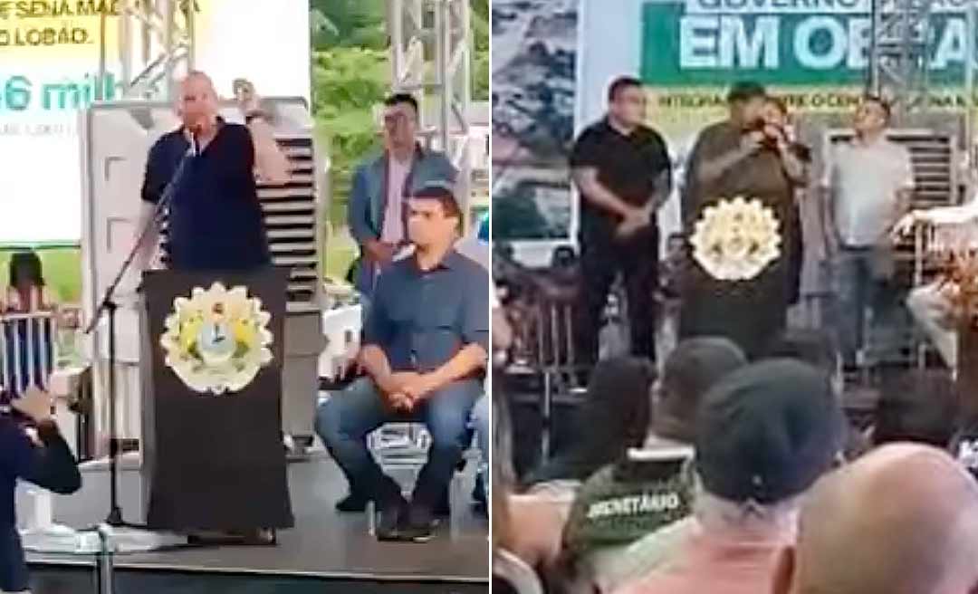 Solenidade de inauguração de ponte em Sena Madureira é marcada por cutucadas entre Gerlen e Mazinho