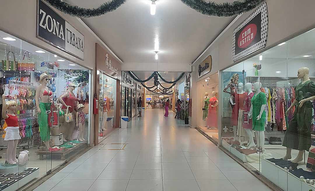 Vendas de Natal ainda são 'tímidas' em uma das galerias mais antigas de Rio Branco