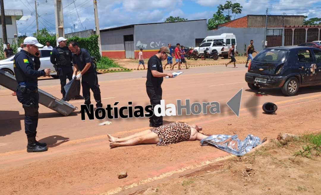 Passageira de moto de aplicativo morre após colisão com carro de passeio na Sobral