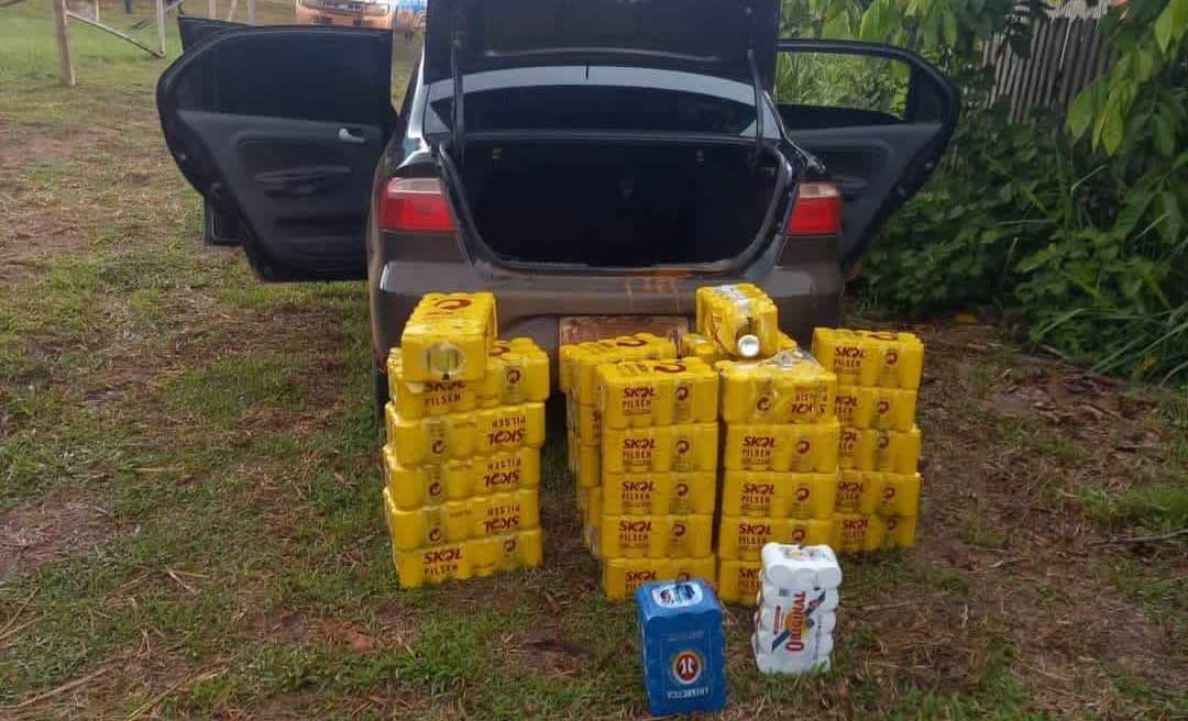 Quatro homens rendem motorista para roubar carga de bebidas e acabam presos na Vila Acre