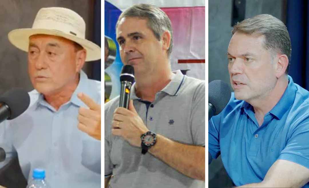 Em pré-campanha, Marcus, Bocalom e Alysson parabenizam Rio Branco a 10 meses das eleições municipais