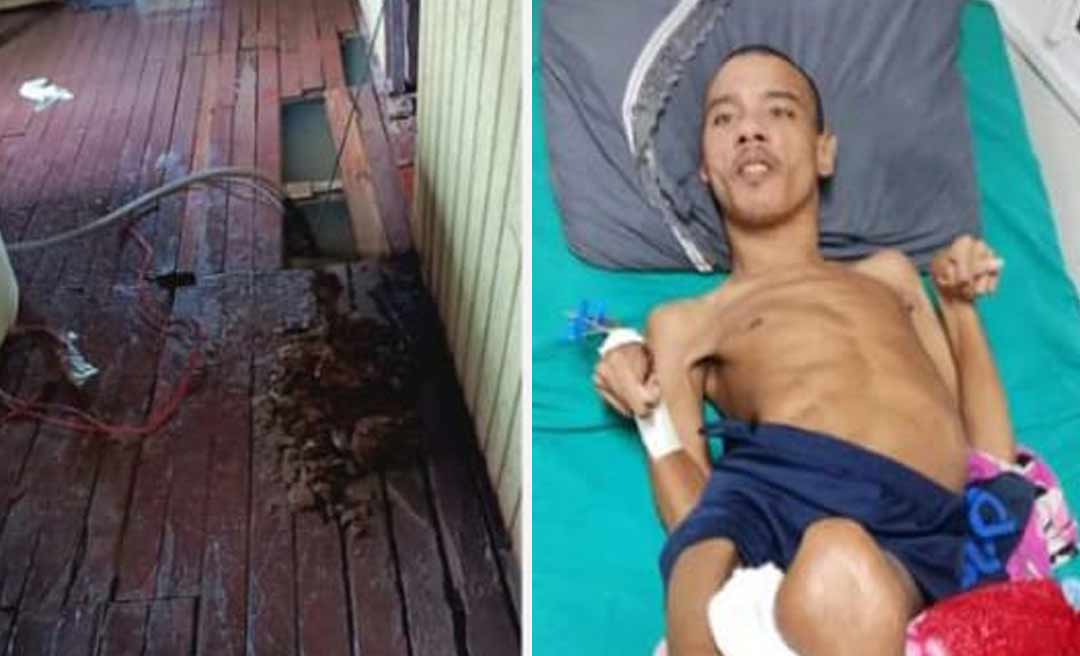 Pix Solidário: familiares e amigos pedem ajuda para reforma de casa de deficiente físico que corre risco de desabafar em Rio Branco