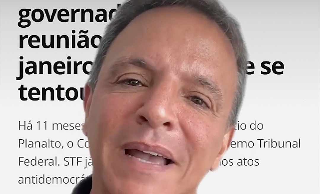 “Essa narrativa do golpe é uma fantasia”, diz Márcio Bittar sobre ato do governo Lula para relembrar 8 de Janeiro