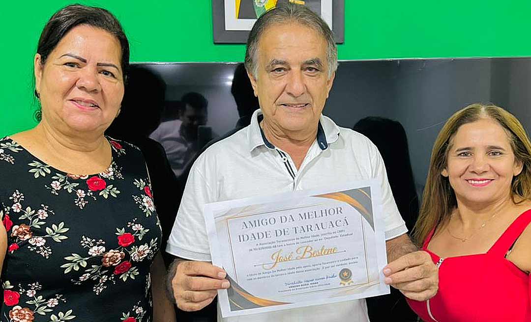 Bestene recebe título de “Amigo da Melhor Idade de Tarauacá”