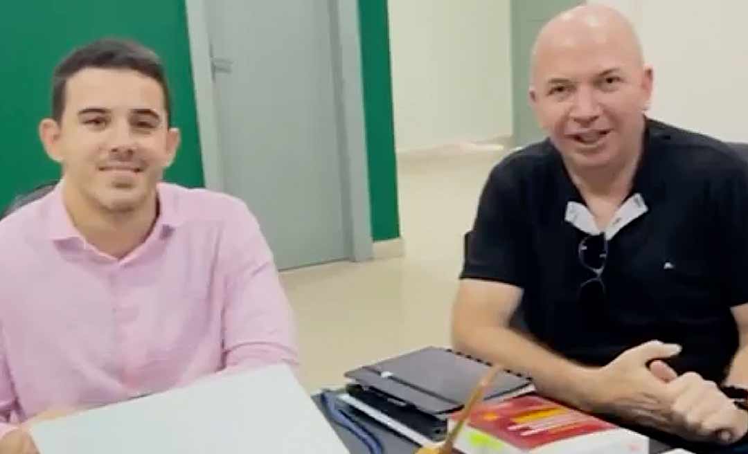 Em reunião com secretário da Seop, Gerlen Diniz pede celeridade em projetos para execução de obras no Acre