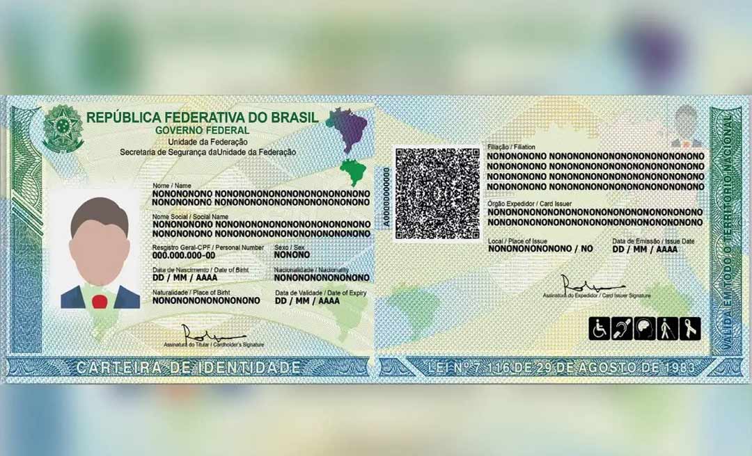 Prazo para estados iniciarem emissão da nova identidade nesta quinta; Acre está entre os que já emitem