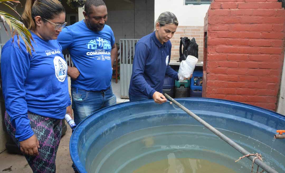 Prefeitura de Rio Branco realiza mutirão de combate à dengue no Conjunto Universitário