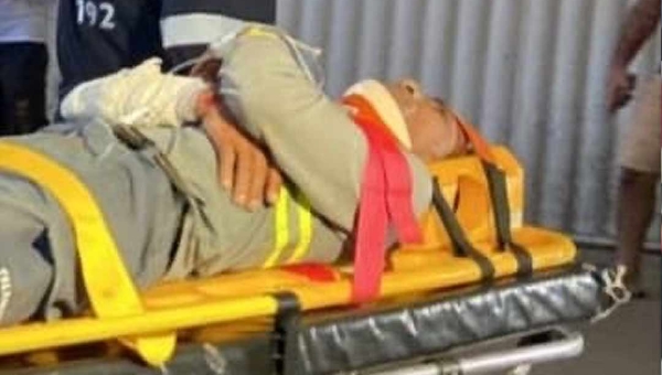 Homem é atingido por veículo conduzido por colega de trabalho no Distrito Industrial