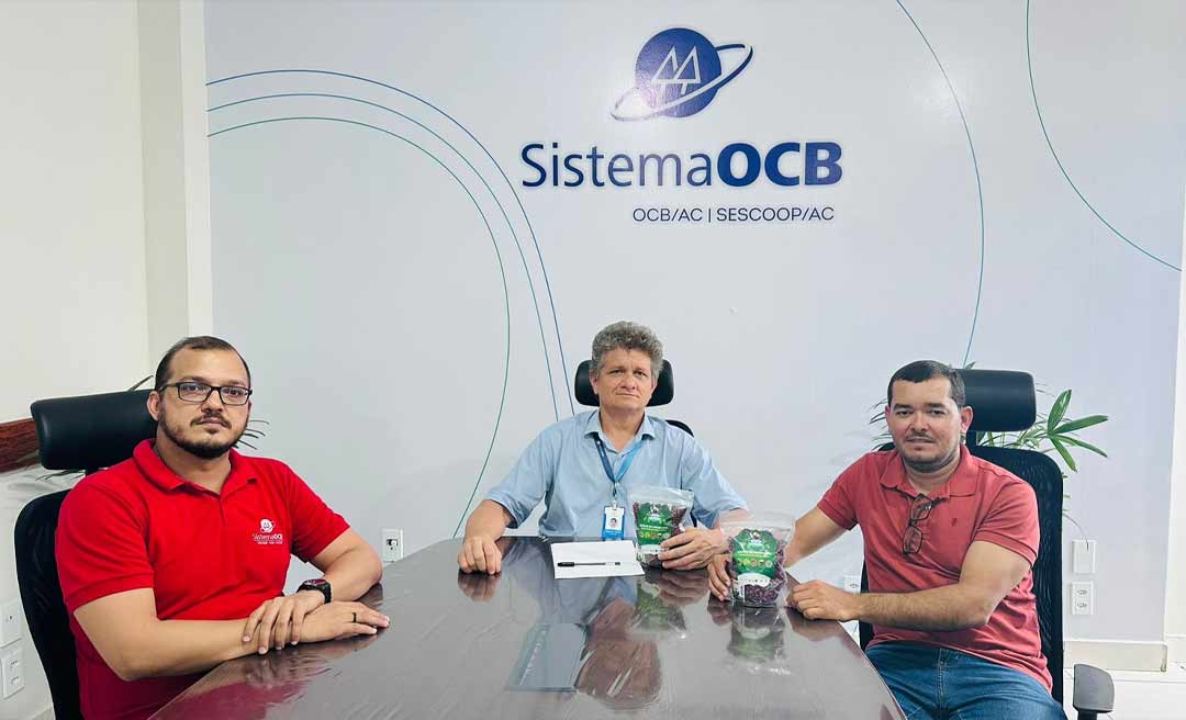 Presidente da OCB recebe dirigente de cooperativa de Marechal Thaumaturgo para debater o fortalecimento do cooperativismo no município