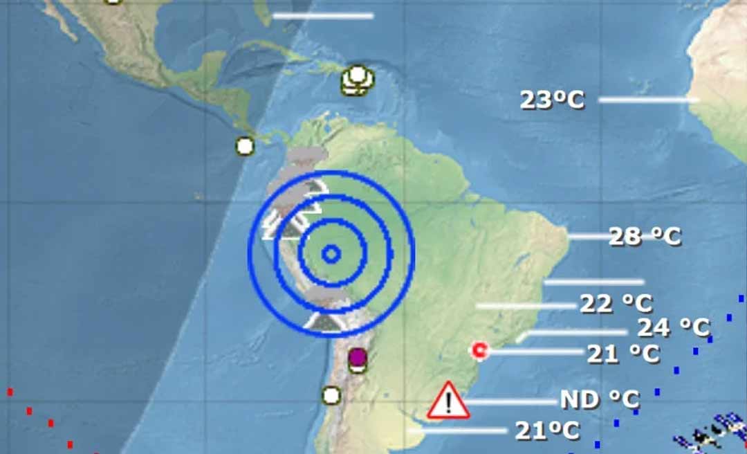 Terremoto de magnitude 6,6 é registrado no município de Tarauacá; maior tremor de terra da história do Brasil