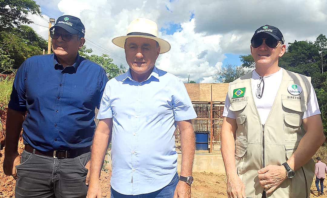 Acompanhado do diretor do Calha Norte, Bocalom faz visita técnica em obra da Ponte do Judia