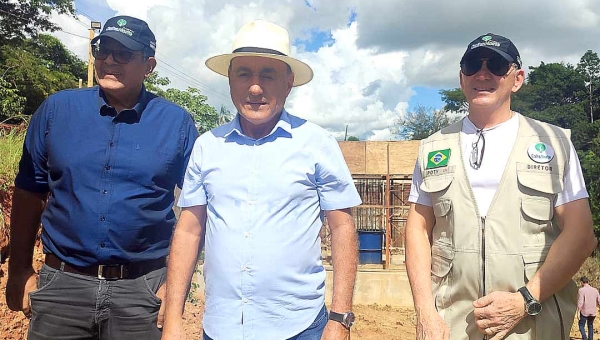 Acompanhado do diretor do Calha Norte, Bocalom faz visita técnica em obra da Ponte do Judia