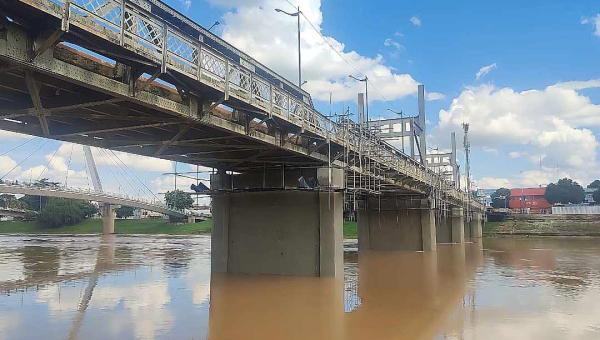 Nível do Rio Acre sobe quase 40 centímetros na Capital nas últimas 24 horas