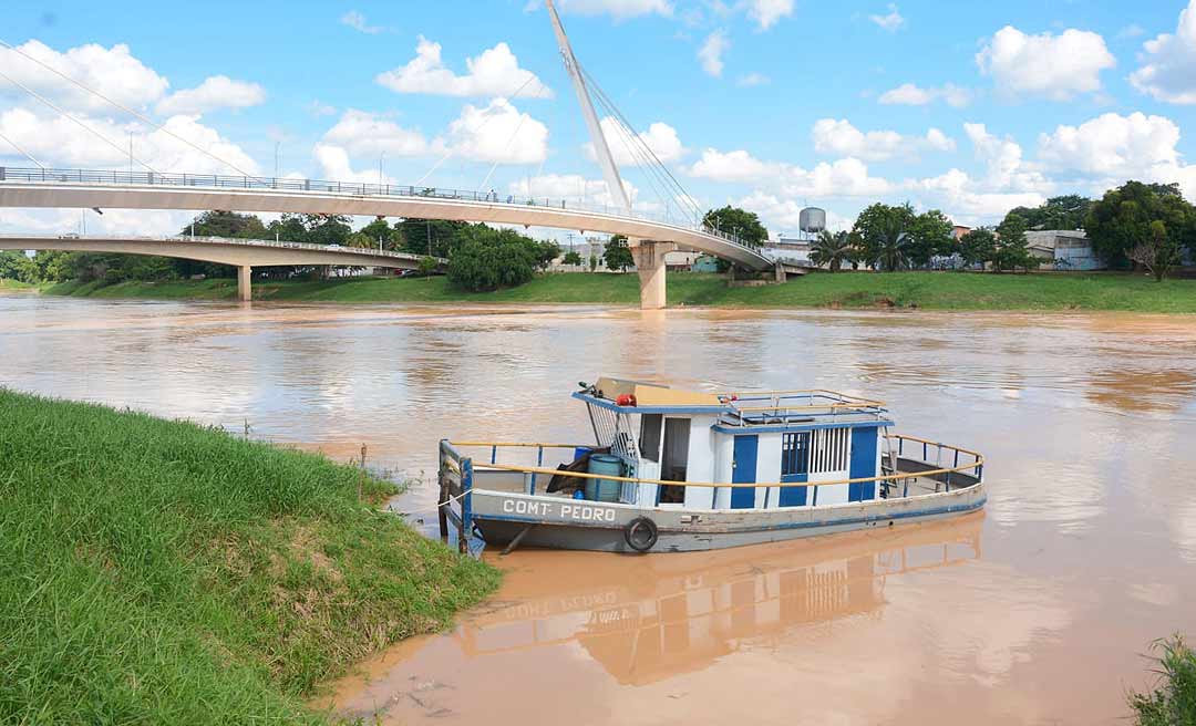 Rio Acre sobe quase meio metro na Capital nesta terça-feira