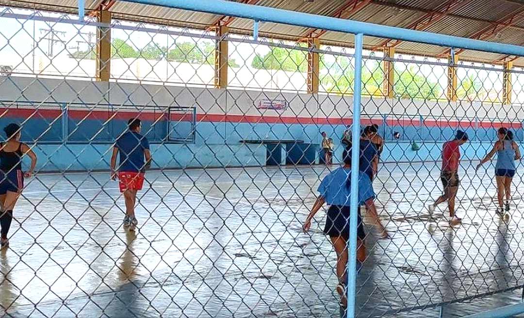 Localizado no Platô do Piquiá, Ginásio Elson Melo está há três anos sem práticas esportivas durante a noite; saiba a razão