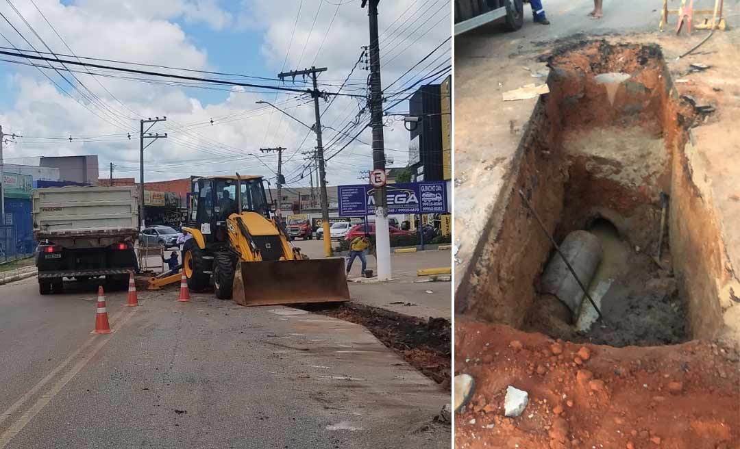 Interdição total de trecho na avenida Nações Unidas gera reclamações; RBTrans esclarece