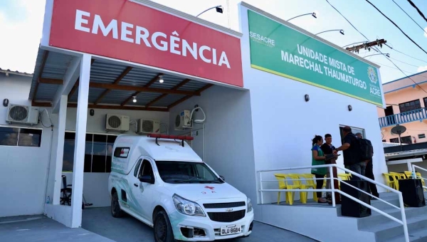 Gladson troca comando da Unidade Mista de Saúde de Marechal Thaumaturgo