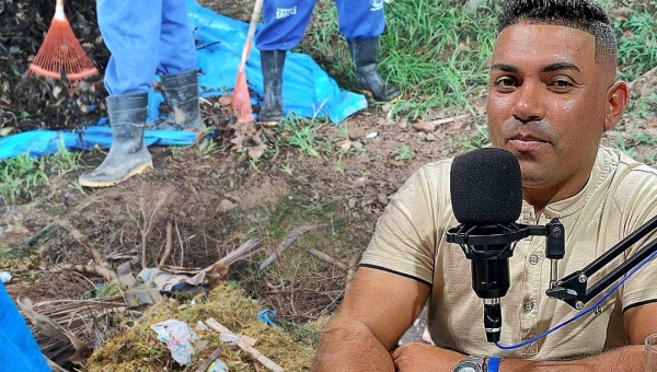 Chefe dos Cemitérios de Rio Branco denuncia que populares estão jogando entulhos no Jardim da Saudade e faz desabafo: ‘vamos respeitar’