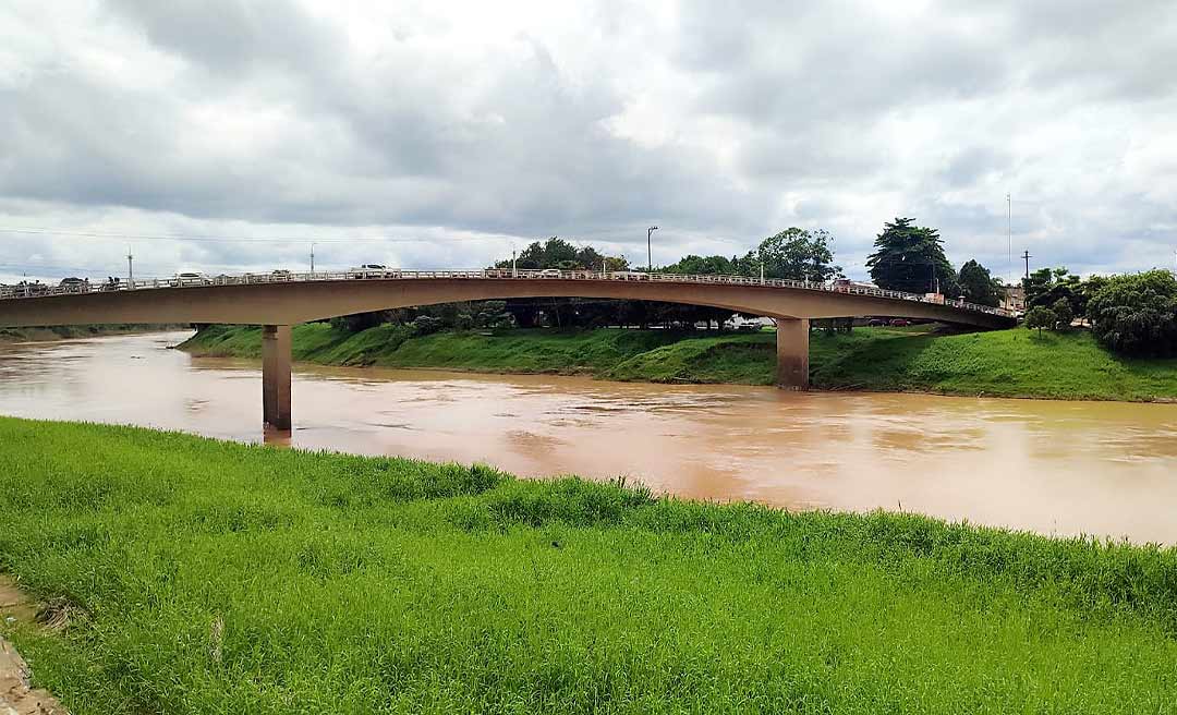 Na Capital, nível do Rio Acre sobe 38 centímetros nas últimas 24 horas