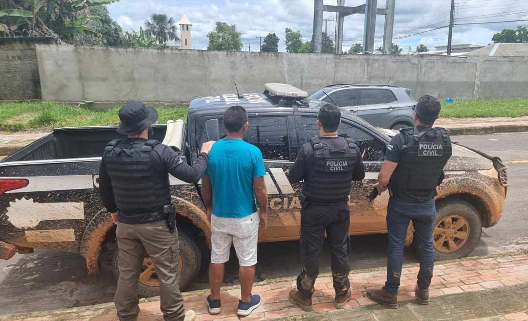 Polícia Civil prende homem que ateou fogo no próprio ‘amigo’ em Rodrigues Alves