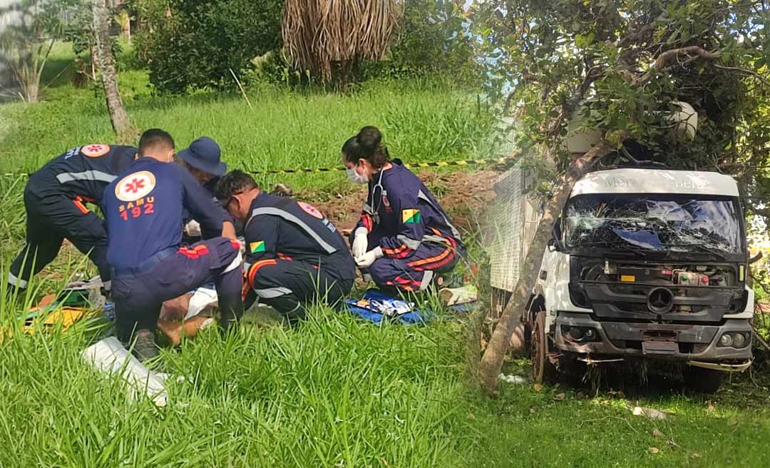 Criança de 8 anos perde a vida e mãe fica gravemente ferida após caminhão desgovernado invadir contramão e derrubar parada de ônibus