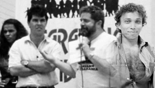 No aniversário do PT, JV comemora postando imagem ao lado de Lula; Sibá espalha foto de militante “galã dos anos 80”