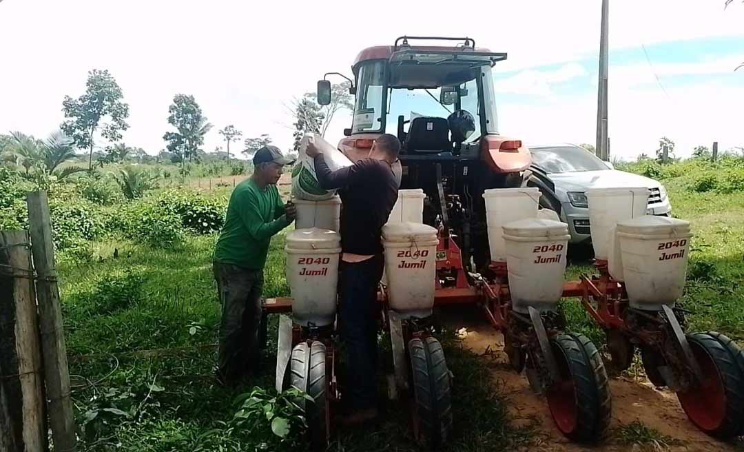 Prefeitura de Brasiléia quer levar mecanização, plantio e assistência técnica há mais de 800 hectares de milho