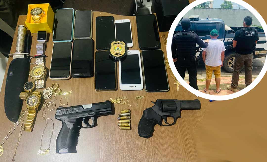 Fornecedor de armas de fogo para facção criminosa é preso pela Polícia Civil do Acre